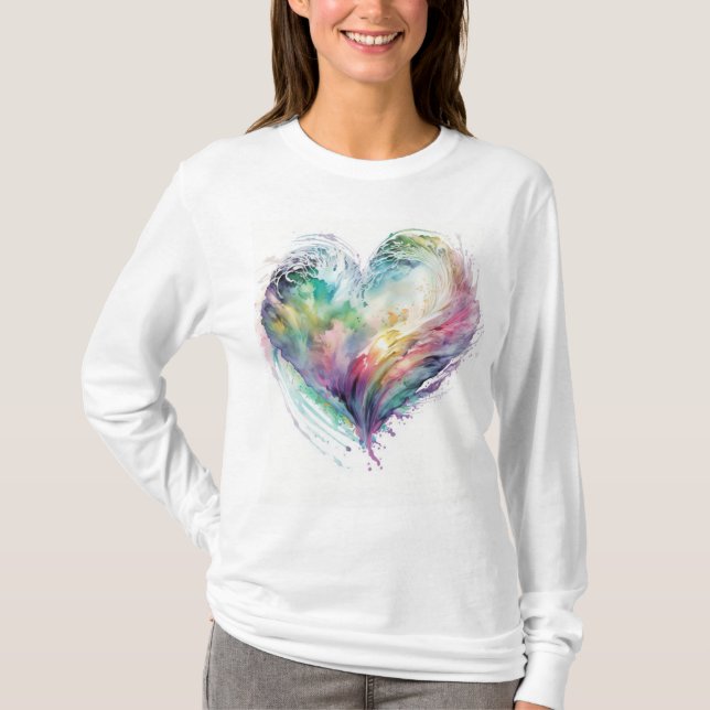 Design-Geschenk für Regenbogen T-Shirt (Vorderseite)