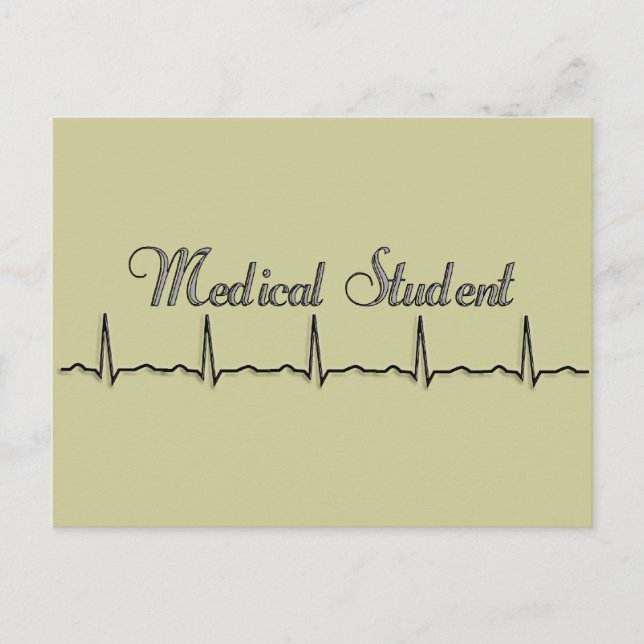 Design-Geschenke für Mediziner Postkarte (Vorderseite)