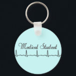 Design-Geschenke für Mediziner Schlüsselanhänger<br><div class="desc">QRS-Design für Medical Student auf T - Shirt,  Tasse,  Hüten,  Tote Taschen,  Schlüsselanhängern,  Karten und Tasten.</div>
