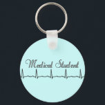 Design-Geschenke für Mediziner Schlüsselanhänger<br><div class="desc">QRS-Design für Medical Student auf T - Shirt,  Tasse,  Hüten,  Tote Taschen,  Schlüsselanhängern,  Karten und Tasten.</div>