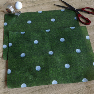 Design-grünes Gras-Muster-Papier für Golf-Ball Seidenpapier