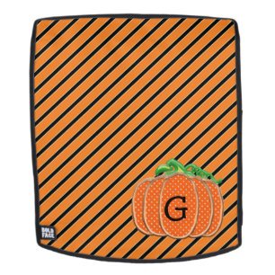 Design Halloween Monogram Pumpkin-Backpack Rucksack