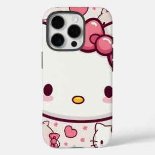 Design-Handy-Gehäuse mit niedlicher Kätzin iPhone 16 Pro Hülle
