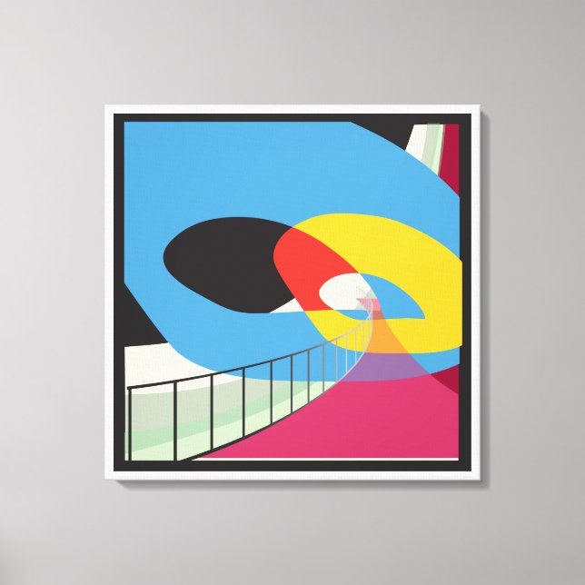 Design Icon Saarinen Homage Leinwanddruck (Vorderseite)