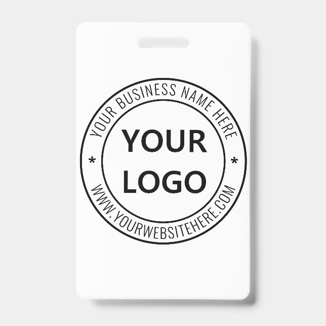 Design Ihres eigenen Abzeichens mit Logo Ausweis (Vorderseite)