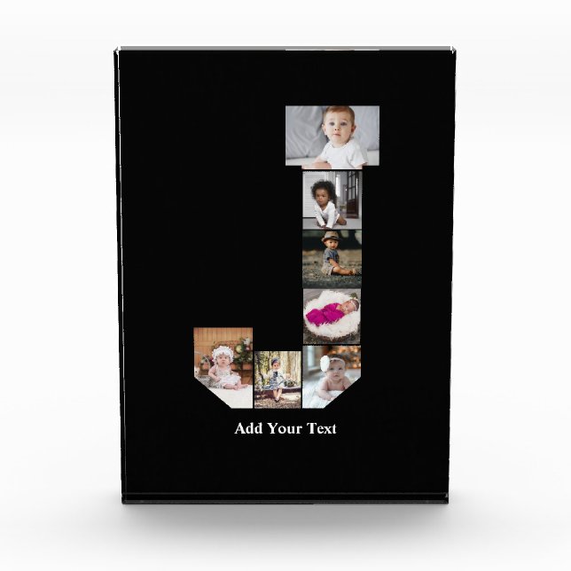 Design Ihres eigenen Letter J Foto Collage Poster (Vorderseite)