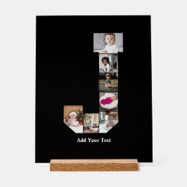 Design Ihres eigenen Letter J Foto Collage Poster
