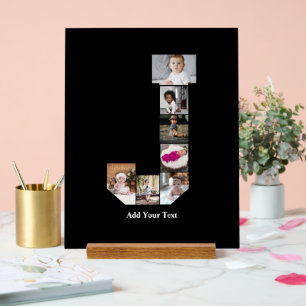 Design Ihres eigenen Letter J Foto Collage Poster