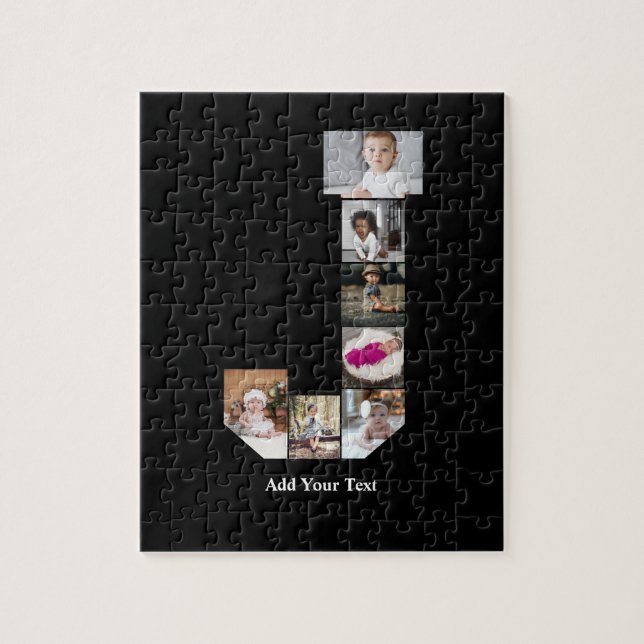 Design Ihres eigenen Letter J Foto Collage Poster (Vertikal)