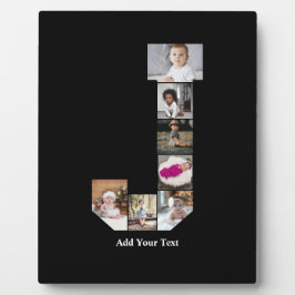 Design Ihres eigenen Letter J Foto Collage Poster Fotoplatte