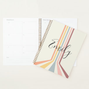 Design im Retro-Stil Planer