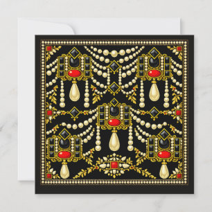 Design inspiriert von Mary Queen of Scots Jewells Einladung
