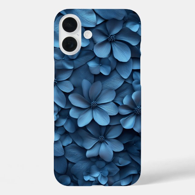Design-iPhone-Fall für Blumenmuster iPhone 16 Plus Hülle (Rückseite)