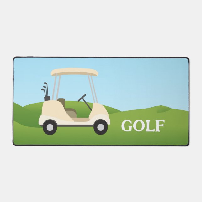 Design-Karte für Golfplätze Mat Schreibtischunterlage (Vorderseite)