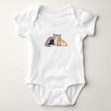 Design - Kitten-Familienknuddler-Porträt - T-Shirt