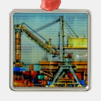 Design Kran Silbernes Ornament