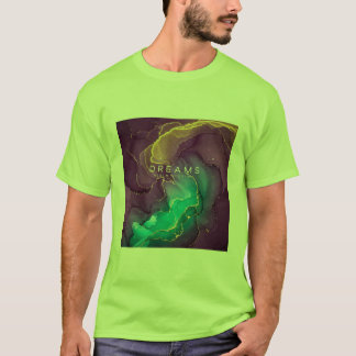Design lagzaire de t-shirt "Dreams Await Realizati