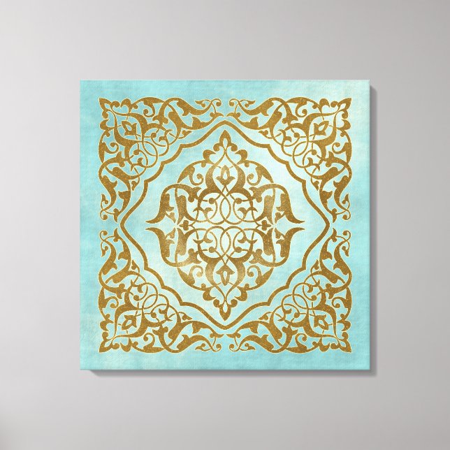 Design marocain - Impression de toile (Recto)