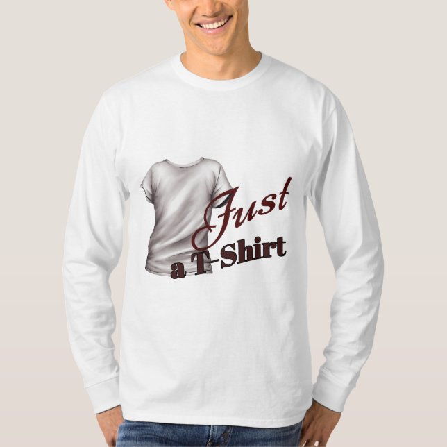 Design minimaliste de T-shirts - L'état "Just a T- (Devant)