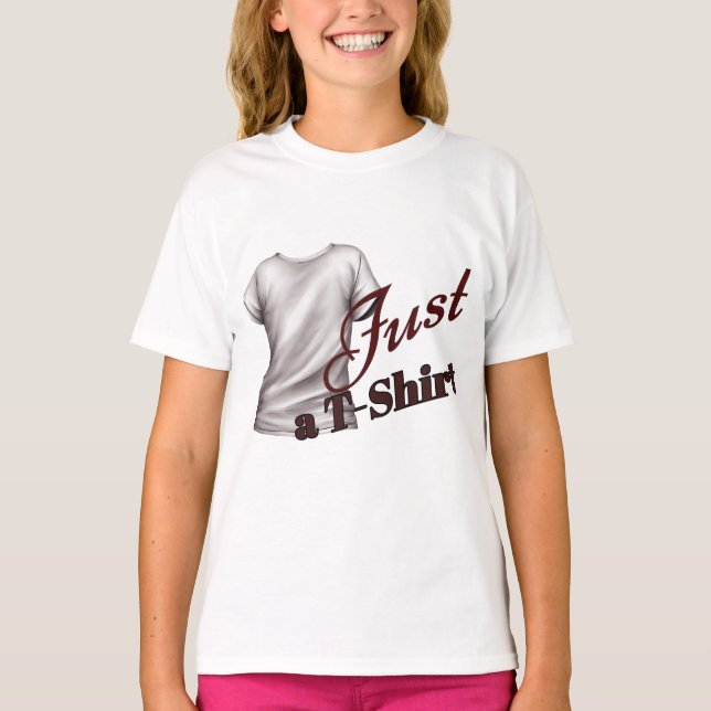 Design Minimalistischer T - Shirt - Staat "Nur ein (Vorderseite)