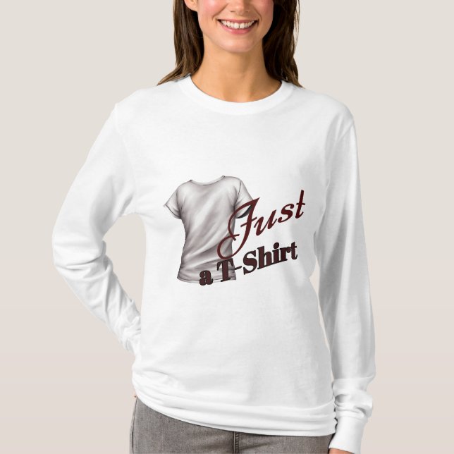 Design Minimalistischer T - Shirt - Staat "Nur ein (Vorderseite)