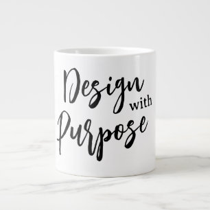 Design mit Absicht Jumbo-Tasse