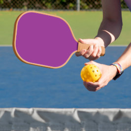 Design mit Atemberaubendem Lila Hintergrund und We Pickleball Schläger