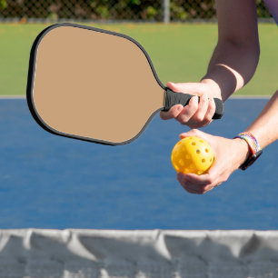 Design mit braunem Hintergrund und weißer Grenze Pickleball Schläger