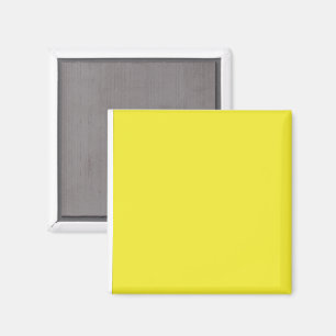 Design mit gelbem Hintergrund und schwarzer Grenze Magnet