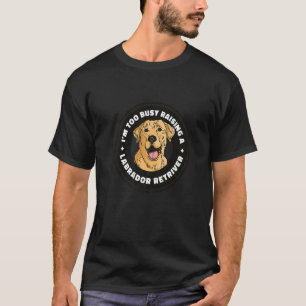 Design mit Labrador Retriever Lab Hund und Q T-Shirt