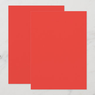 Design mit rotem Hintergrund und weißer Grenze Dankeskarte
