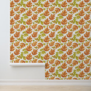 Design mit texturiertem Ahornblatt im gehobenen St Tapete