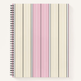 Design mit weichem Farbverlauf und vertikalen Stre Notizbuch