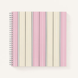 Design mit weichem Farbverlauf und vertikalen Stre Notizbuch