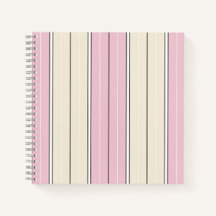 Design mit weichem Farbverlauf und vertikalen Stre Notizbuch