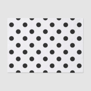 Design mit weißen Hintergrund und Punkten Seidenpapier