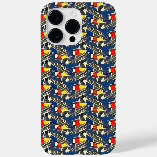 Design moderne abstrait motif 1197 - coque iphone (Verso)