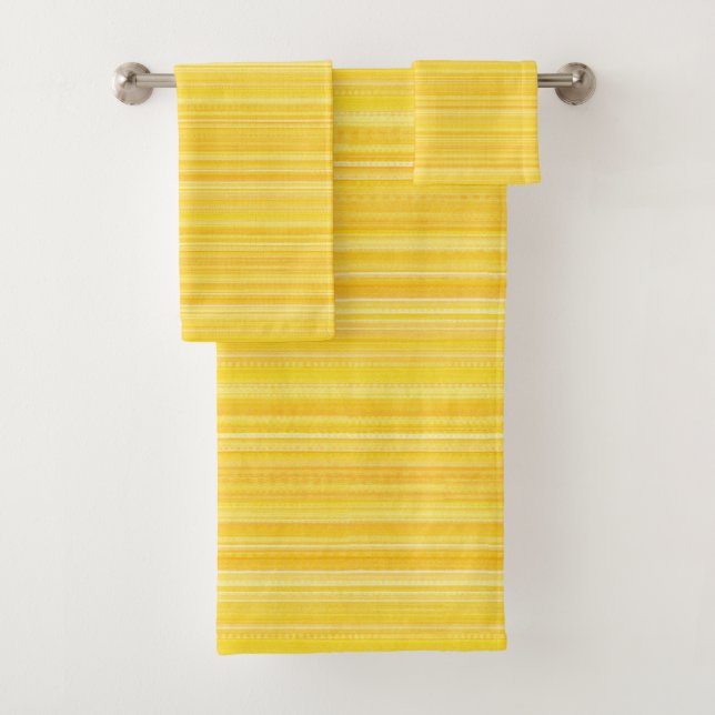 Design moderne citron jaune orangé Motif en bande (En situation)