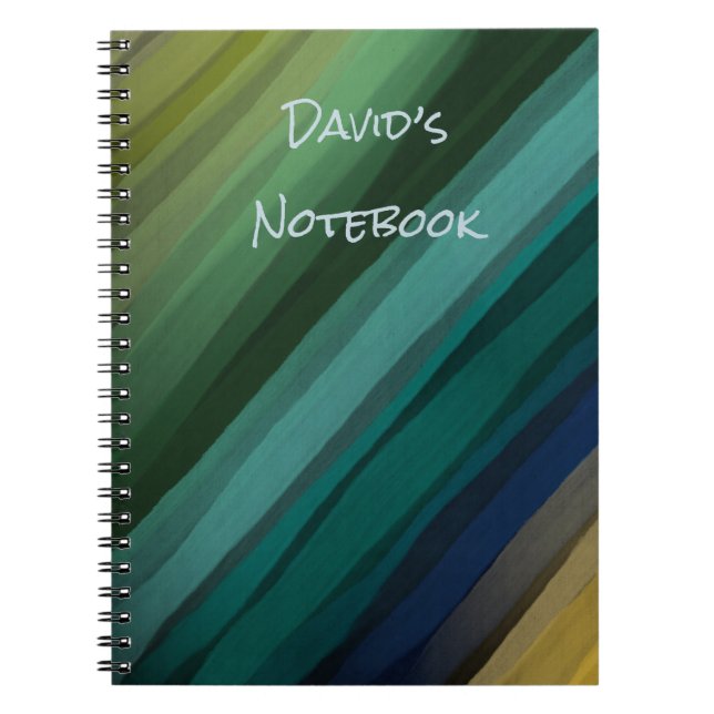 Design moderne personnalisé Carnet spiral (Devant)