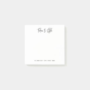 Design moderne Script personnalisé Post-it Notes