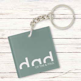 Design moderne simple père avec enfants Noms enfan