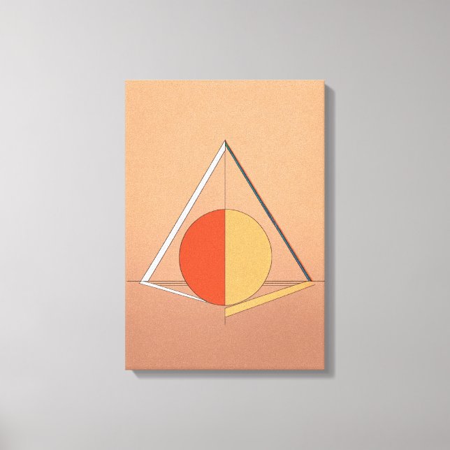 Design moderner und kreativer Art-Logos Leinwanddruck (Vorderseite)