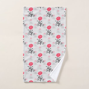 Design Motif de l'étalage de fleurs de rose rouge