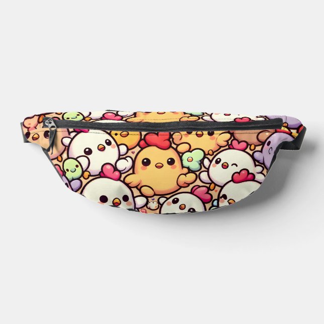 Design Motif de poulet de Chibi Cute (Poser)