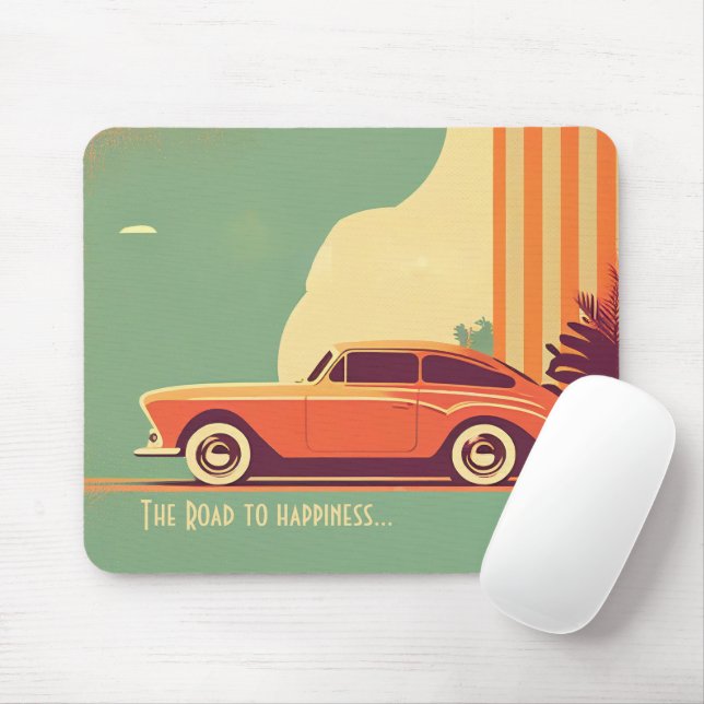 Design Mousepad - Retro-60er (Mit Mouse)
