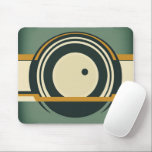 Design Mousepad - Retro-70er<br><div class="desc">Stilvolles Mousepad mit einem abstrakten,  minimalistischen geometrischen Retro Design der 1970er Jahre. Retylisch und ein Fach abstrakt,  stylisch.</div>