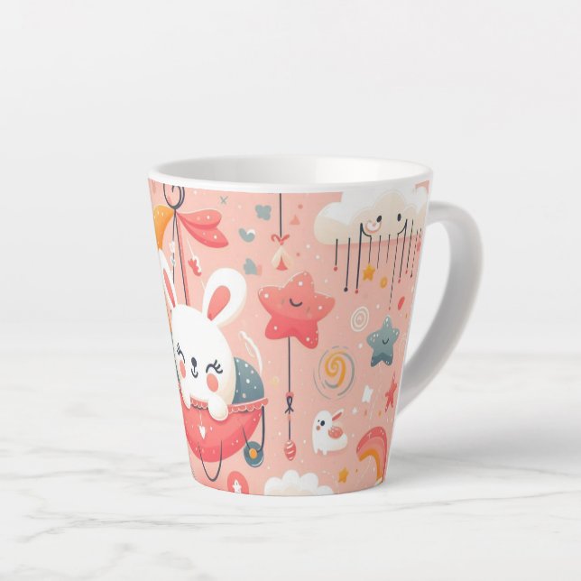 Design-Muster Cartoon Kinder Milchtasse (Rechte Ecke)