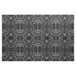 Design-Muster für Schwarz-Weiß-Kunstwerke Stoff