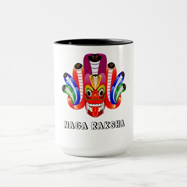 Design Naga Raksha (Sri Lanka-Teufel/Yaka)   Tasse (Zentrum)