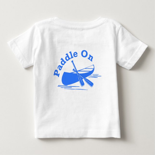 Design-Paddel - Baby Fine Jersey T - Shirt (Rückseite)